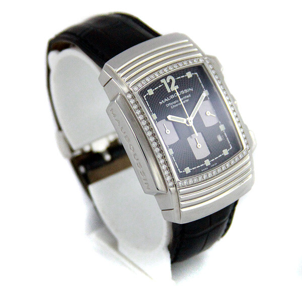 MAUBOUSSIN 腕時計 Mauboussin Fouga Chronograph Diamond Automatic Watch | eBay