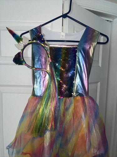 Unicorn Costume, W/ Head Band - Picture 3 of 6