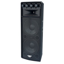 Pyle 1600w Heavy Duty 7 Way Pa Loud-speaker Cabinet W/ Dual 12" Woofers (used)