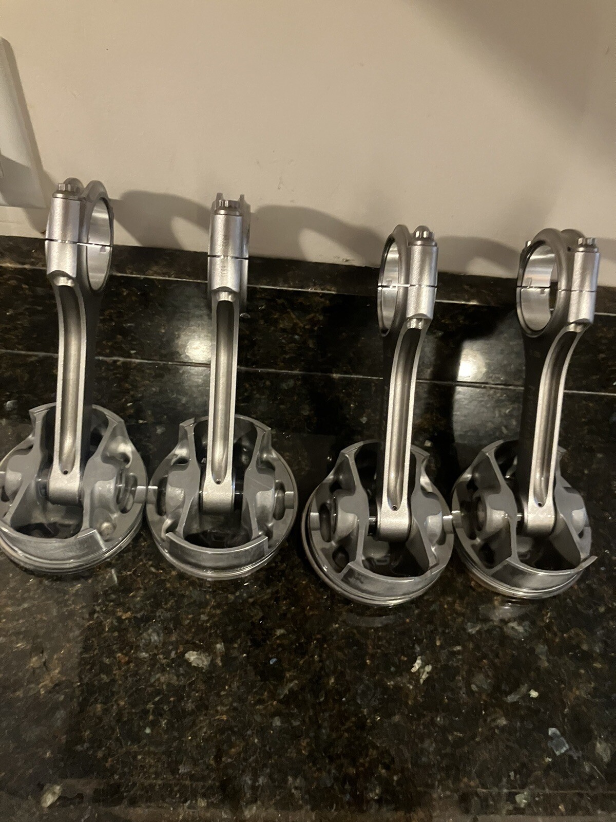 Lot of 8 Dodge Hellcat Mopar Pistons Molnar Rods ARP Studs Hemi Low