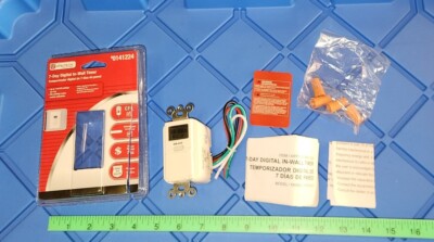 7 Day Digital In-Wall Timer (0141224) by Utilitech Opened Package 