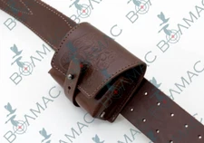 Quality Leather Rifle Cartridge Holder Pouch Belt Ammo 10 shells.Made in Europe!