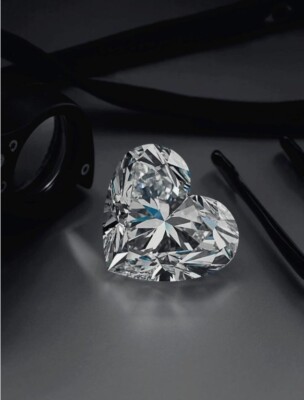 Cvd Diamant Lab-Grown 1 PC Herzförmig If Klarheit 7 X 7 MM D Farbe Zertifiziert