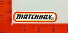 Matchbox Patch – Embroidered Iron-On Sew-On Toy Car Logo Badge for Collectors