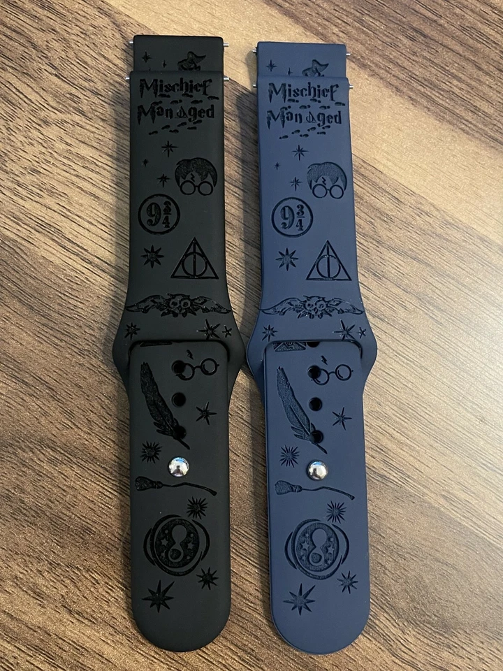 Comp de silicona grabado de esquí con correa de reloj Samsung Galaxy (diseño Harry Potter) Foto 2 de 4