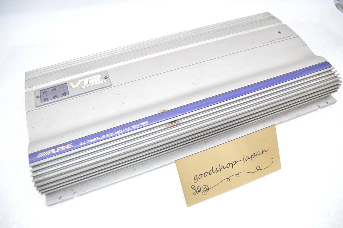 Alpine MRV-1505 Amp Power Amplifier Old School V12 Expert 2/1