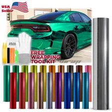 18 Colors Supercast Easy Stretch Chrome Car Vinyl Wrap Bubble Free Sticker Film