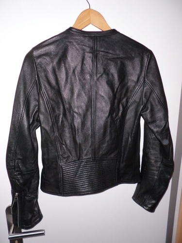 Replay Damen Lederjacke schwarz langarm Gr. S I 2146952 I W7568a.000.83706 - Bild 4 von 4