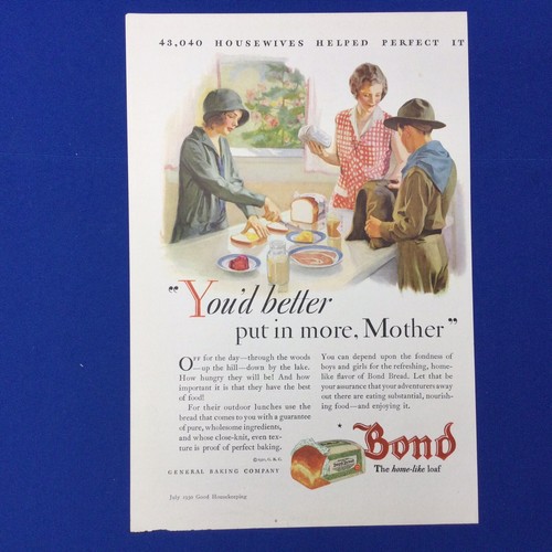 Boy Scout Bone The Home-Like Loaf Bread Add 244C2 - Picture 2 of 4