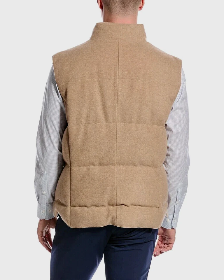 Brunello Cucinelli Virgin 羊毛/羊绒/羽绒背心 - 全新 $3495 零售 — 第 3/4 张图片