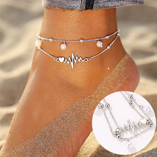 Buy Surfer Beach Anklet for Men or Women Mens Boho Ankle Bracelet Womens Ankle  Chain Handmade Festival Jewelry Waterproof & Adjustable Online in India -  Etsy