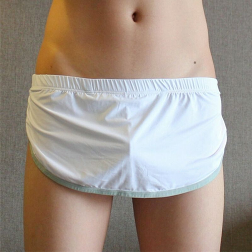 Slip boxer battibile marsupio pantaloncini perizoma lingerie gay uomo perizoma pantaloncini - Foto 27 di 30