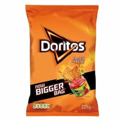 Doritos Tangy Cheese Flavour Corn Chips 225g (12er Pack)