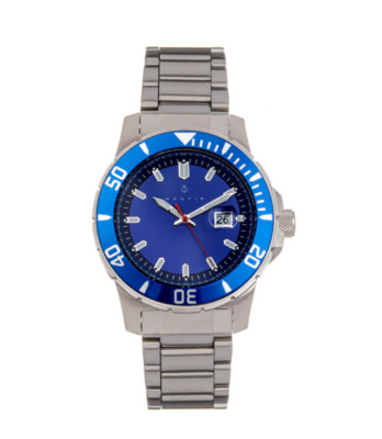 Nautis Admiralty Pro 200 Bracelet Watch with Date Pro Deep Diving Approved - NWT