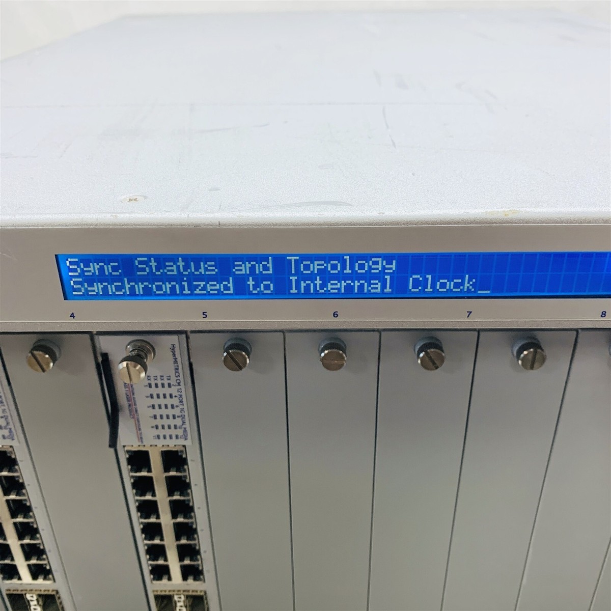 Spirent SPT-11U CHS-11U TestCenter Mainframe (w/1*MX-10G-S4 2*CM 