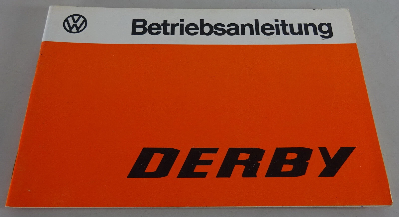 Operating Instructions / Manual VW Derby I/1 from 01/1978
