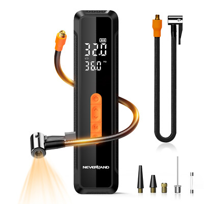 NEVERLAND 150 PSI Electric Tire Inflator Car Air Pump Compressor Portable Bike