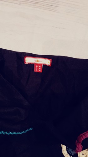 Joe Browns skirt li size 10 adies A line mid zip cotton Casual holiday tpb* - Picture 2 of 4
