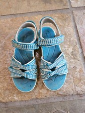 Teva Tirra sport sandal, teal, kids size 13