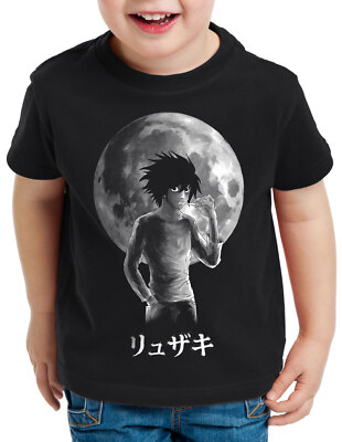Death L Kinder T-Shirt note anime manga yagami