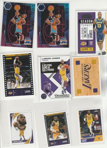 LEBRON JAMES KING LOT (75) DIFFERENT INSERTS PARALLELS STICKERS PROMOS MORE! - Picture 6 of 10