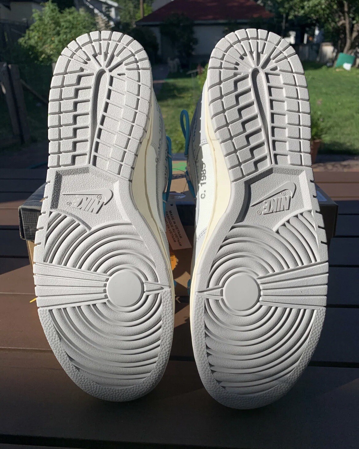 OFF WHITE X NIKE Scarpe Nike Dunk Low x Off White™ ""Dear Summer"" lotto 2 di 50 taglia uomo 9