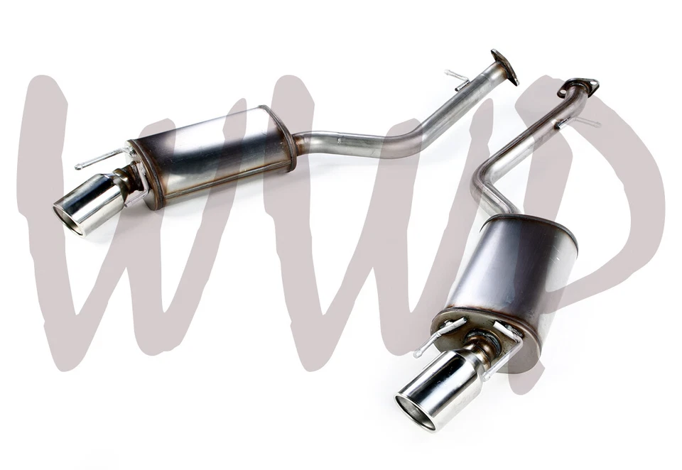 Stainless 2.5" Axle-Back Muffler Exhaust System 14-24 Lexus IS250 IS350 & IS300 - Image 2 of 2