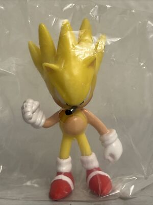 SUPER SONIC HEDGEHOG SEGA 3  ACTION FIGURE VNYL TOY (BRAND NEW)