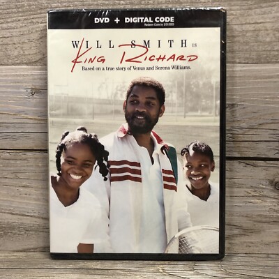 King Richard (DVD, 2021) SEALED Loose Tennis Based True Story Richard Williams