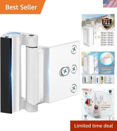 Childproof Inward-Swinging Door Lock Reinforcement - Quick Install Home Guard