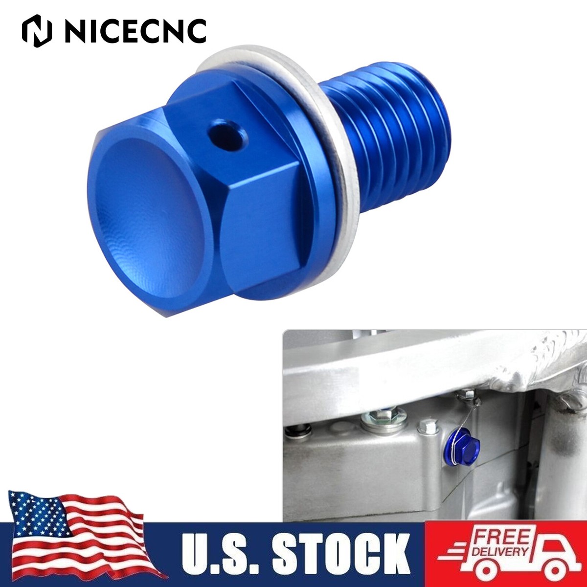M10 Oil Drain Plug Bolt Screw For Yamaha YZ250FX YZ450FX YZ250F
