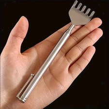 Stainless Steel Back Scratcher Extendable Telescopic Itch Relief Massager Tool