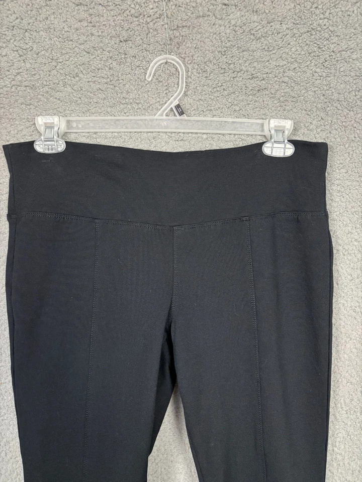 Pantalones para mujer Style & Co tiro medio punto con control de barriga grandes negros nuevos sin etiquetas Foto 2 de 4