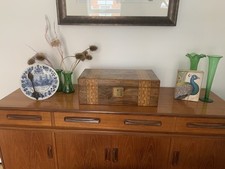 Antique walnut writing slope with secret compartment. In good condition.