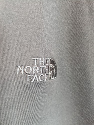 Vtg The North Face Nylon Fleece Men Medium Gray Red Windbreaker 1/4 Zip Pullover - Picture 2 of 12