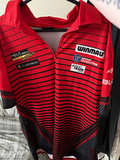 Winmau The Rockstar Short Sleeve Polo Shirt Red/Black/White Polyester 3XL