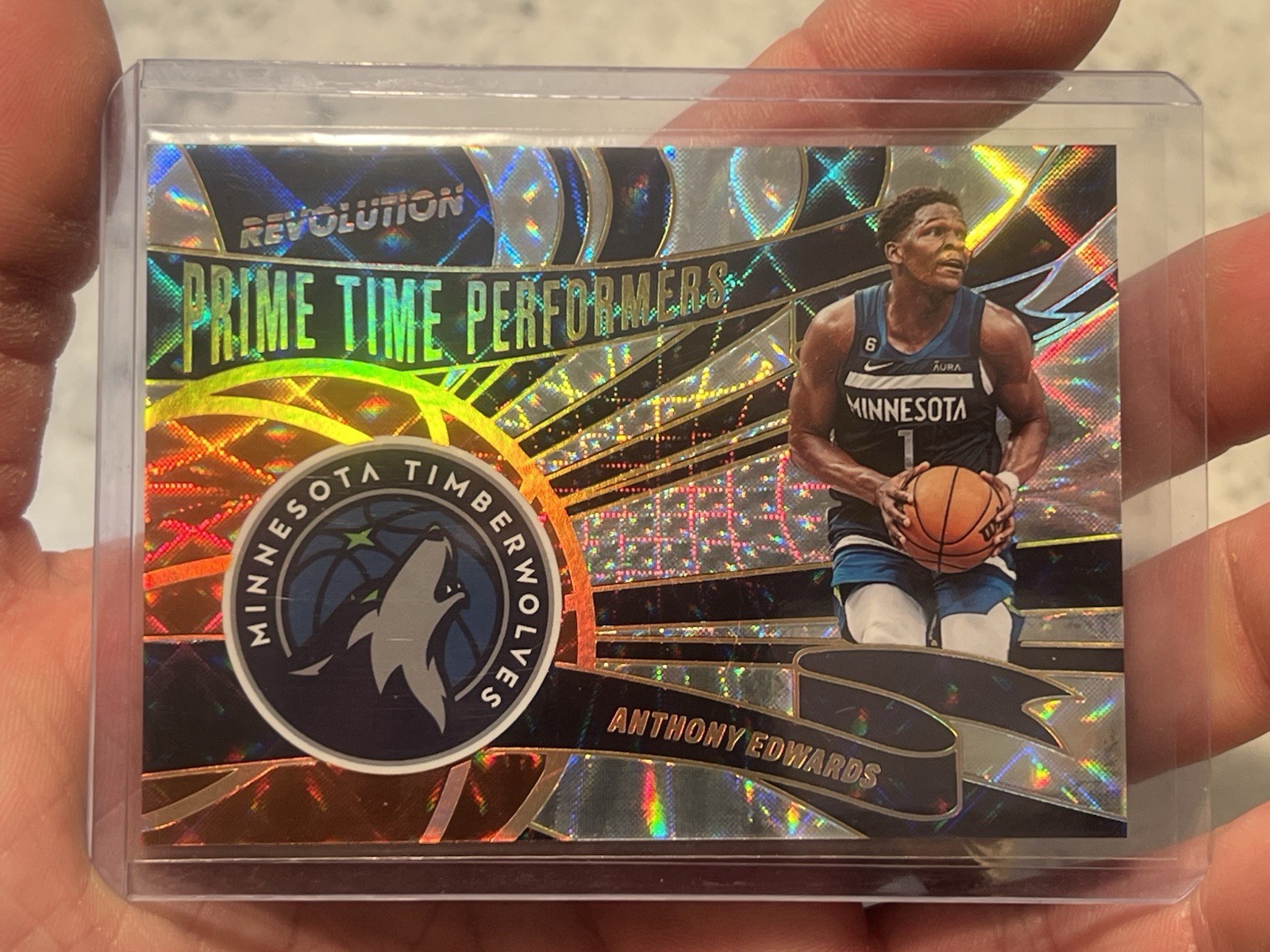 2022-23 Revolution Anthony Edwards - Prime Time Performers #6 SSP CASE HIT 🔥