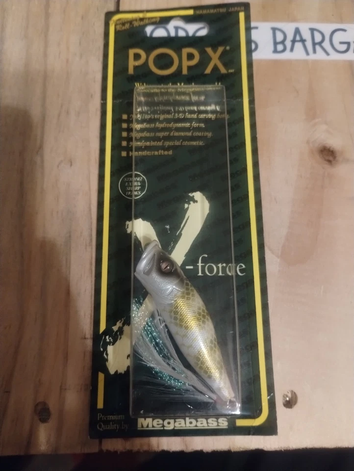 Megabass Pop X 2025 SP-C pitón blanco con ojos de víbora Foto 2 de 4