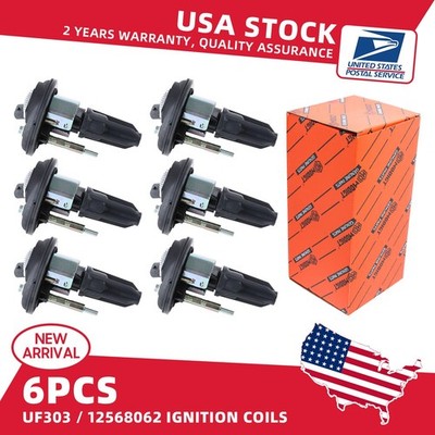 6X Ignition Coil For Cassette 02-05 Chevy Trailblazer Canyon Envoy GMC UF303