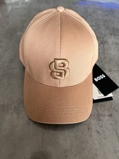 Hugo Boss Cap Beige Tan Logo Adjustable Strap Hat BNWT