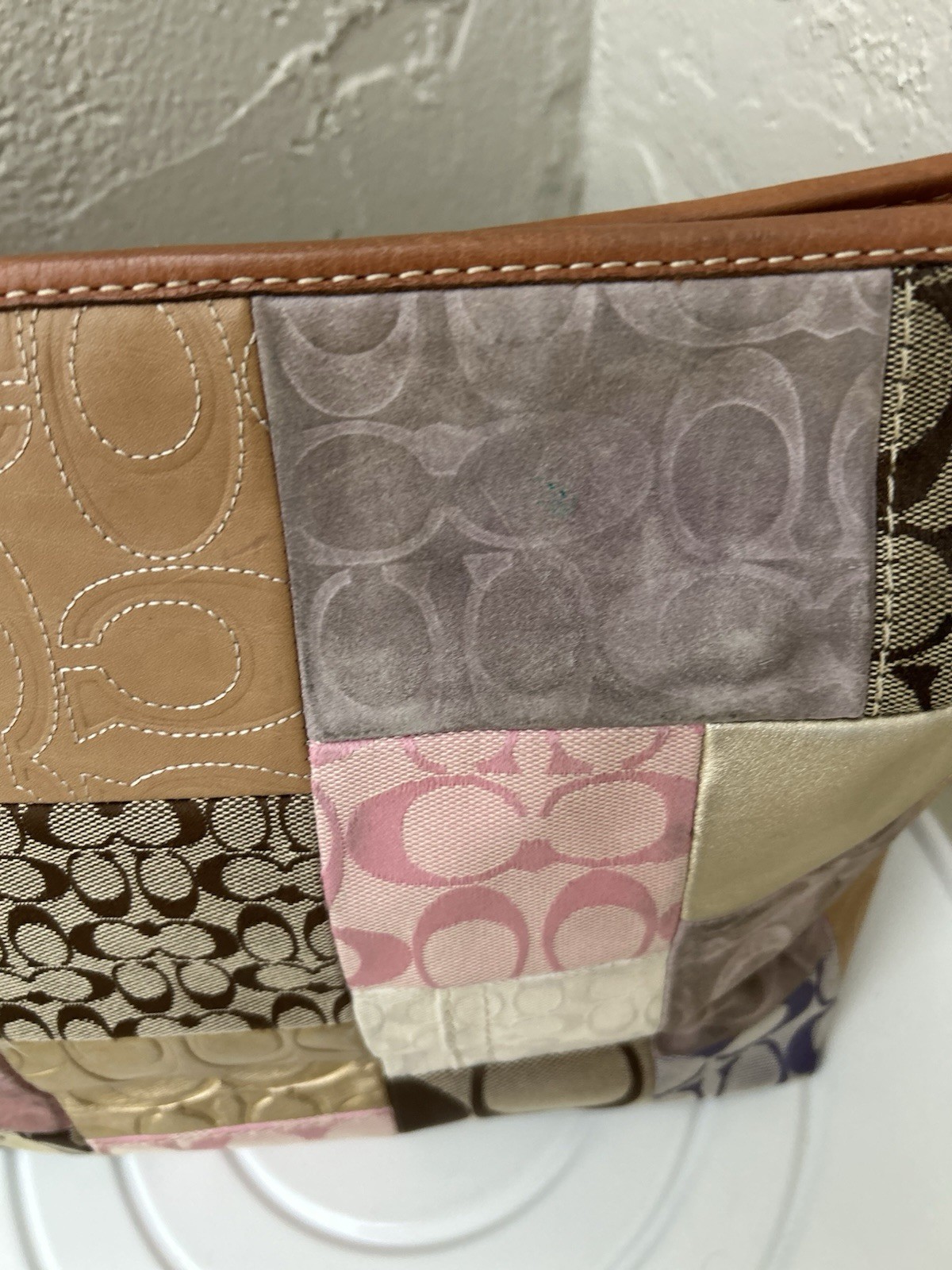 Coach patchwork Tote Bag From 2008 - image 9