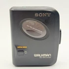 Sony Walkman WM-EX102 Cassette Player Mega Bass w/ Sony MDR-W10 Headphones. READ