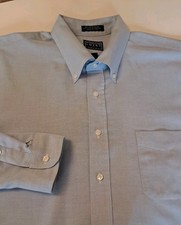 Windsor Dress Shirt Ring Spun Oxford Mens 17.5-37 Tall Long Sleeve Button Down 
