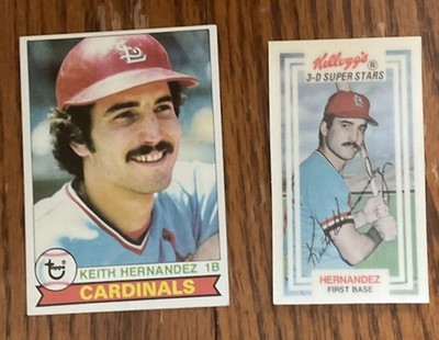 1983 Kellogg's & 1979 Topps Keith Hernandez - St. Louis Cardinals