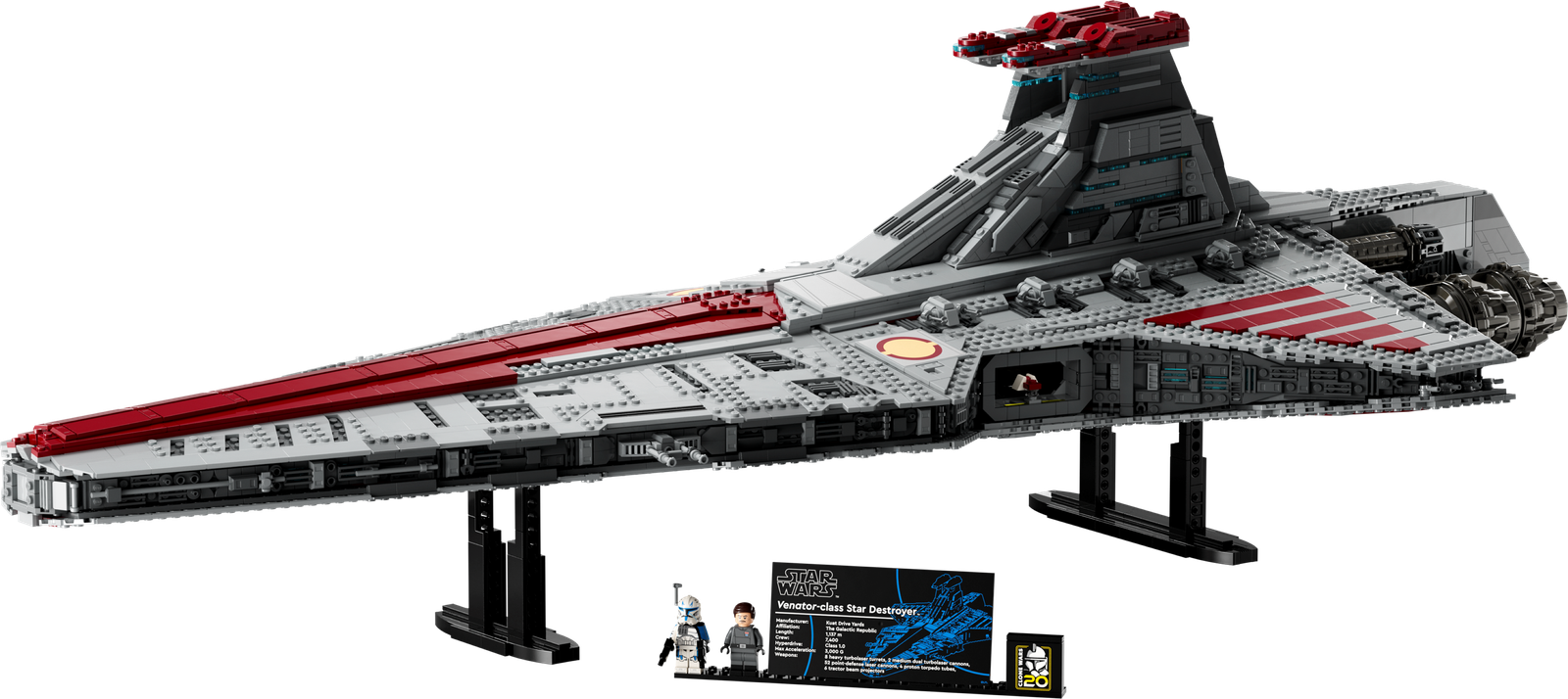 LEGO 75367-STAR WARS-INCROCIATORE D’ATTACCO DELLA REPUBBLICA CLASSE VENATOR - Immagine 4