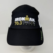 Boco Gear Ironman 70.3 Oregon Salem 2024 Finisher Running Hat Black White NEW