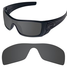 EYAR Black Replacement Polarized Lenses for-Oakley Batwolf OO9101 Sunglasses