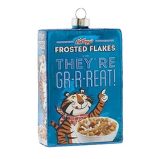 Kat + Annie - Kellogg's Frosted Flakes Vintage Cereal Box Ornament - 78676