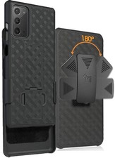 Black Case Kickstand Cover  Belt Clip Holster Holder for Samsung Galaxy Note 20