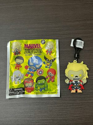 Marvel Zombies Series 2 Figural Bag Clip Keychain - Zombie Thor